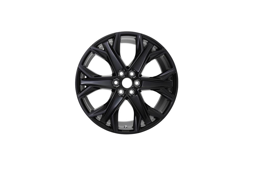 21x9-Inch Aluminum 6-Split-Spoke Wheel in Gloss Black
