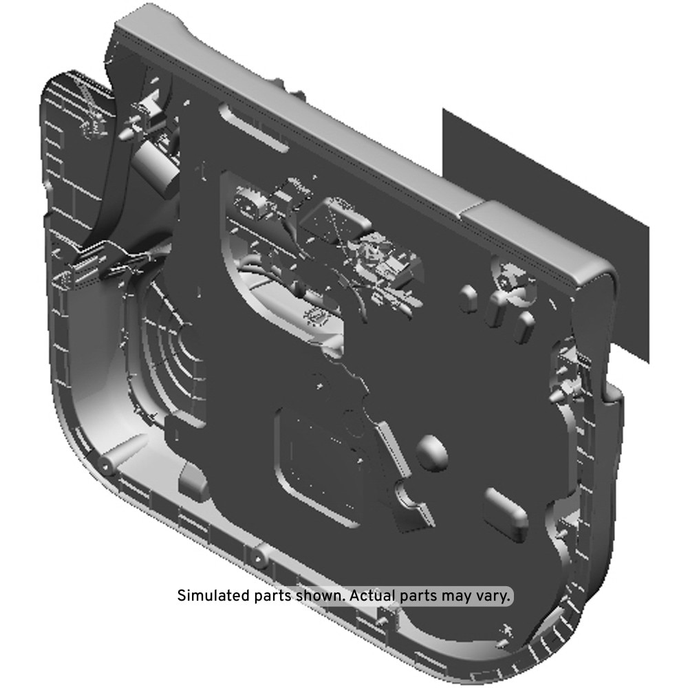 GM Genuine Parts Black Front Driver Side Door Trim