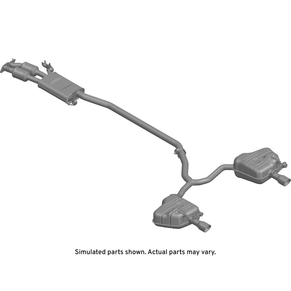 GM Genuine Parts Exhaust Muffler with Exhaust Aftertreatment