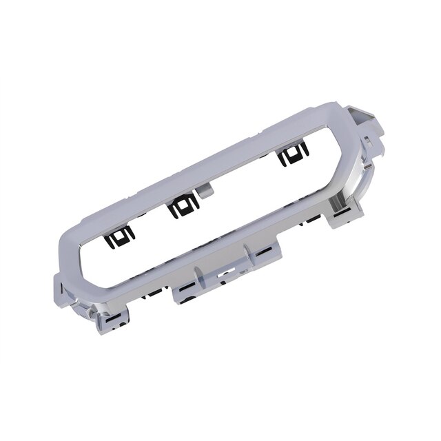 GM Genuine Parts Galvano Silver Front Floor Console Rear Trim Plate