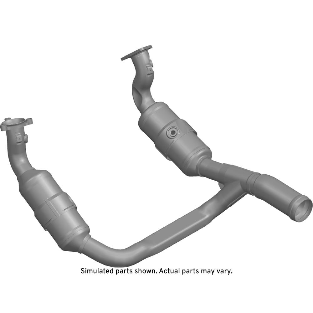 GM Genuine Parts Three-Way Catalytic Converter with Exhaust Pipe
