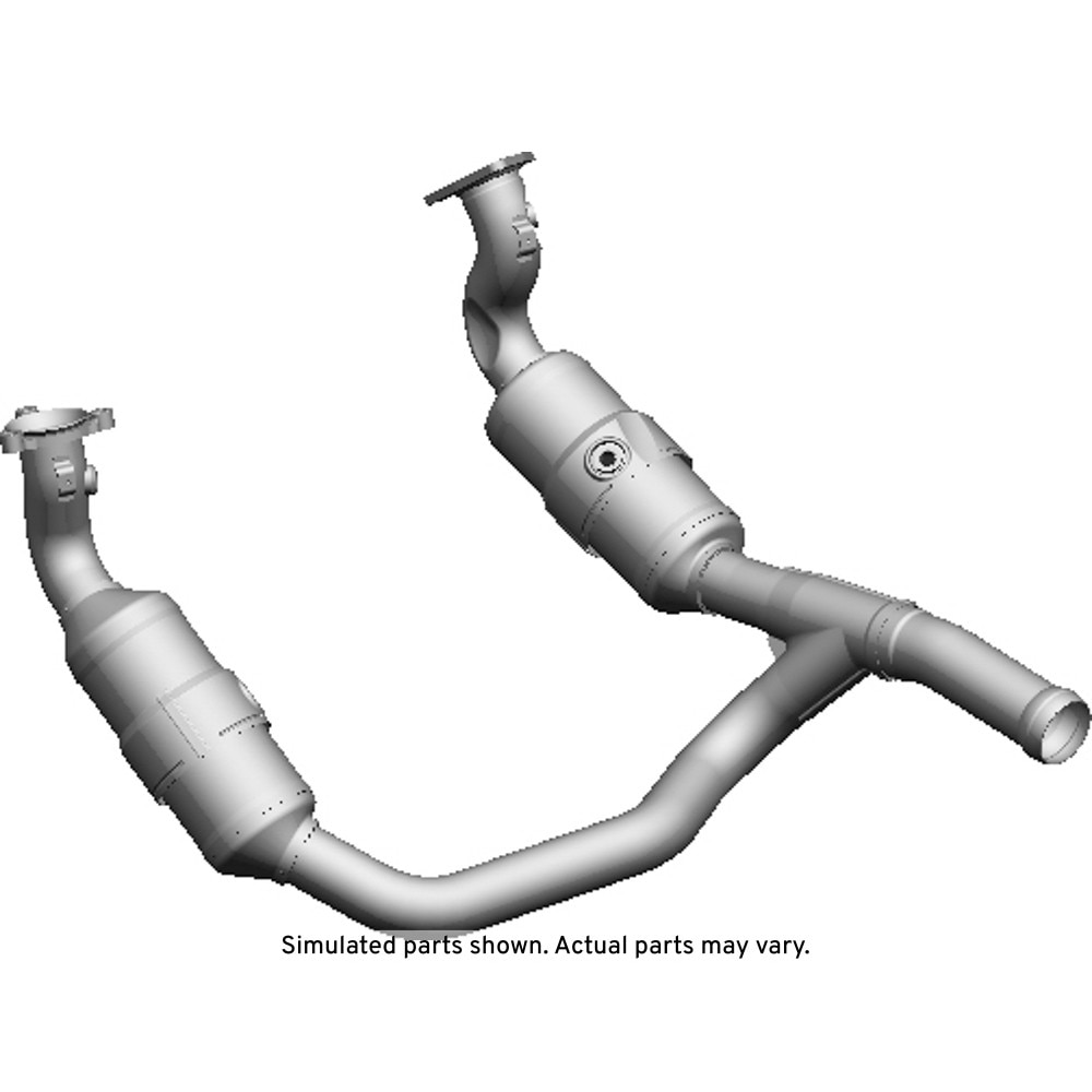 GM Genuine Parts Three-Way Catalytic Converter with Exhaust Pipe
