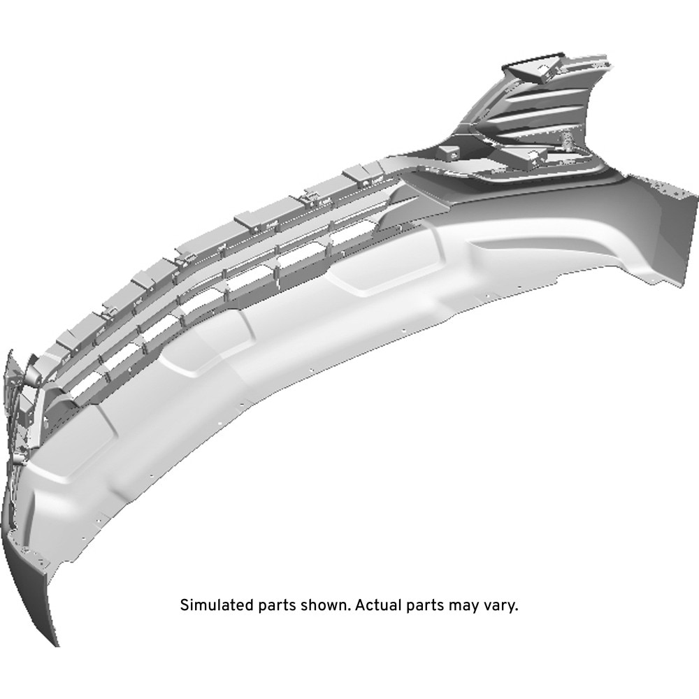 GM Genuine Parts Black Front Bumper Lower Fascia