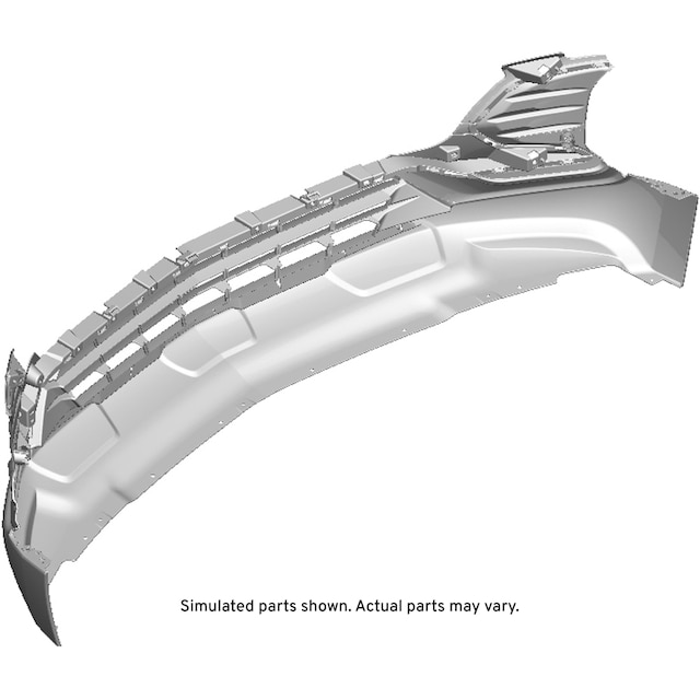 GM Genuine Parts Black Front Bumper Lower Fascia