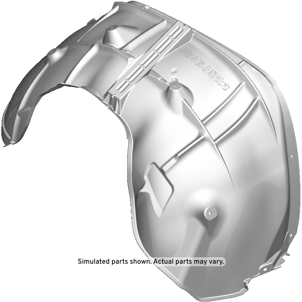 GM Genuine Parts Front Passenger Side Wheelhouse Liner