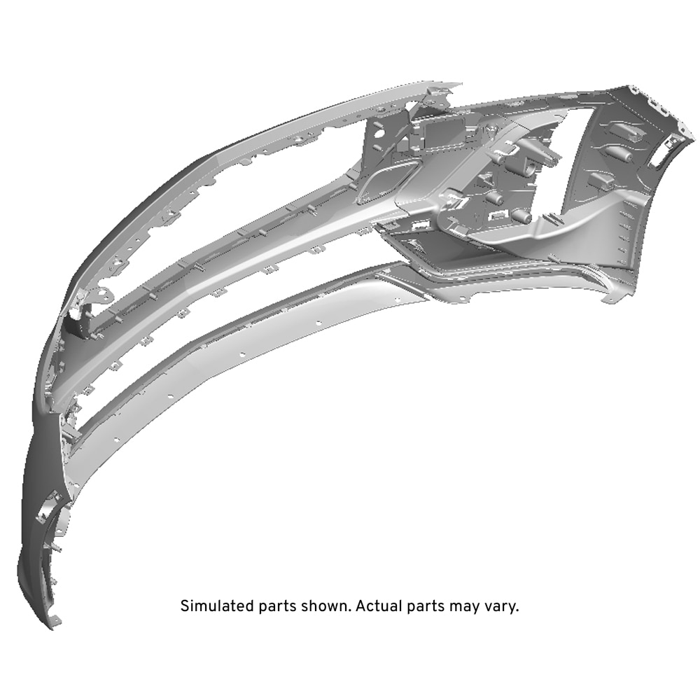 GM Genuine Parts Primed Front Bumper Upper Fascia