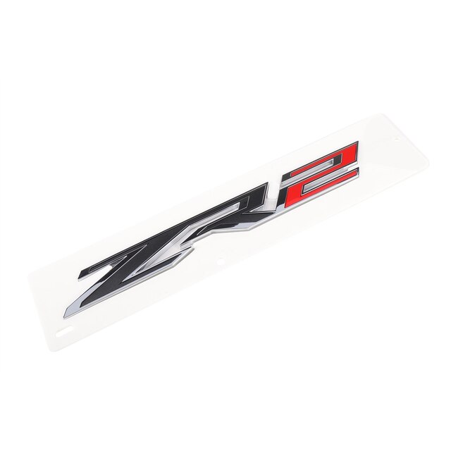 GM Genuine Parts Exterior Bright Chrome Front Driver Side Fender Marketing Package Name Plate