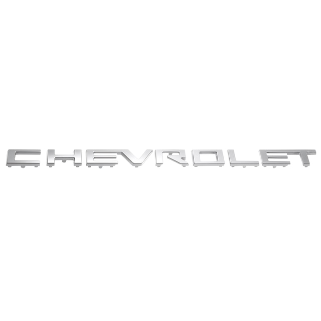 Chevrolet Script Lettering in Galvano
