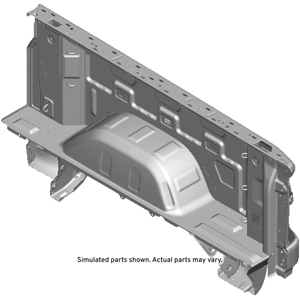 GM Genuine Parts Passenger Side Pickup Box Outer Side Panel