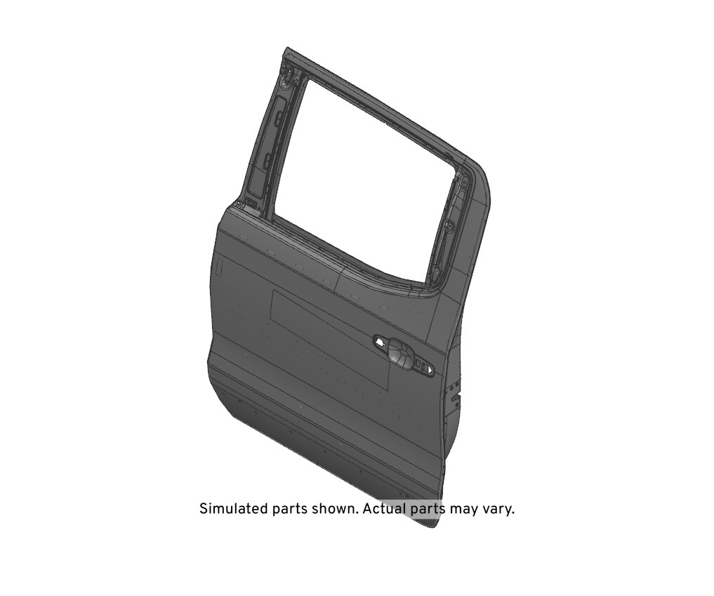 GM Genuine Parts Rear Driver Side Door