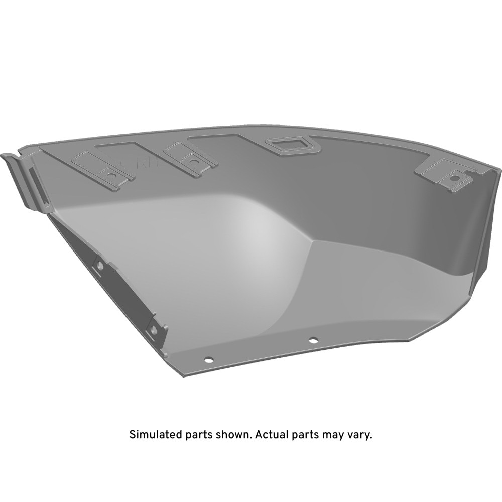 GM Genuine Parts Black Front Bumper Fascia Passenger Side Outer Molding
