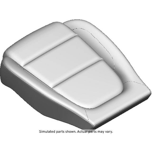 GM Genuine Parts Maple Sugar Front Passenger Side Seat Cushion Cover