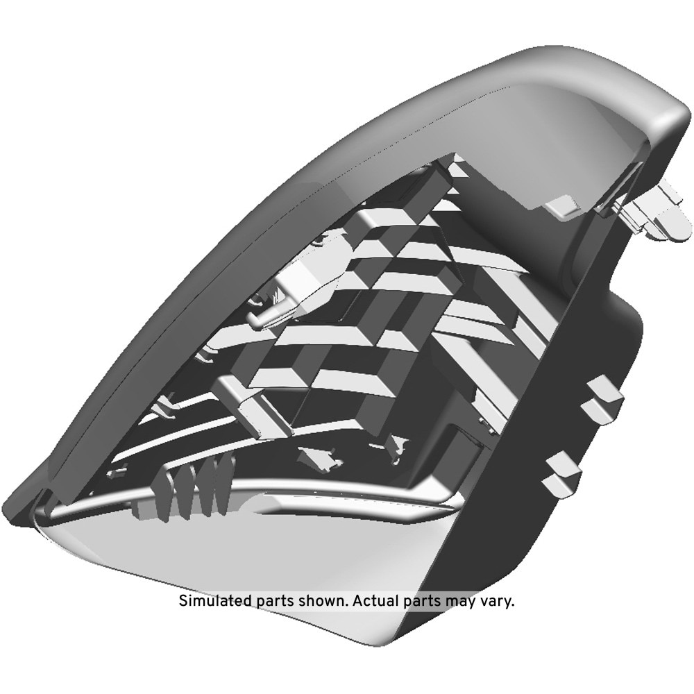 GM Genuine Parts Sky Cool Gray Rear Driver Side Seat Back Bolster