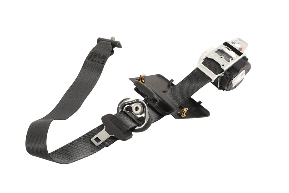 GM Genuine Parts Jet Black 3rd Row Passenger Side Seat Belt Retractor