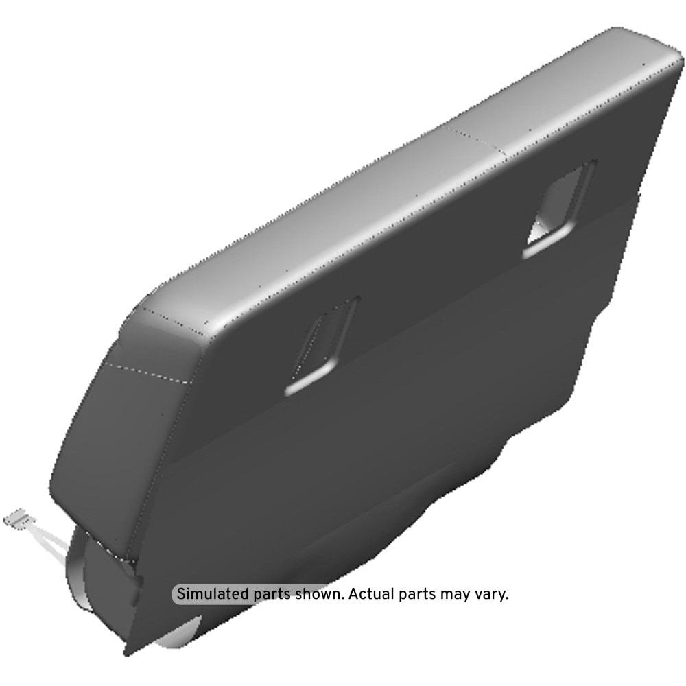 GM Genuine Parts Black Rear Driver Side Seat Back Cover