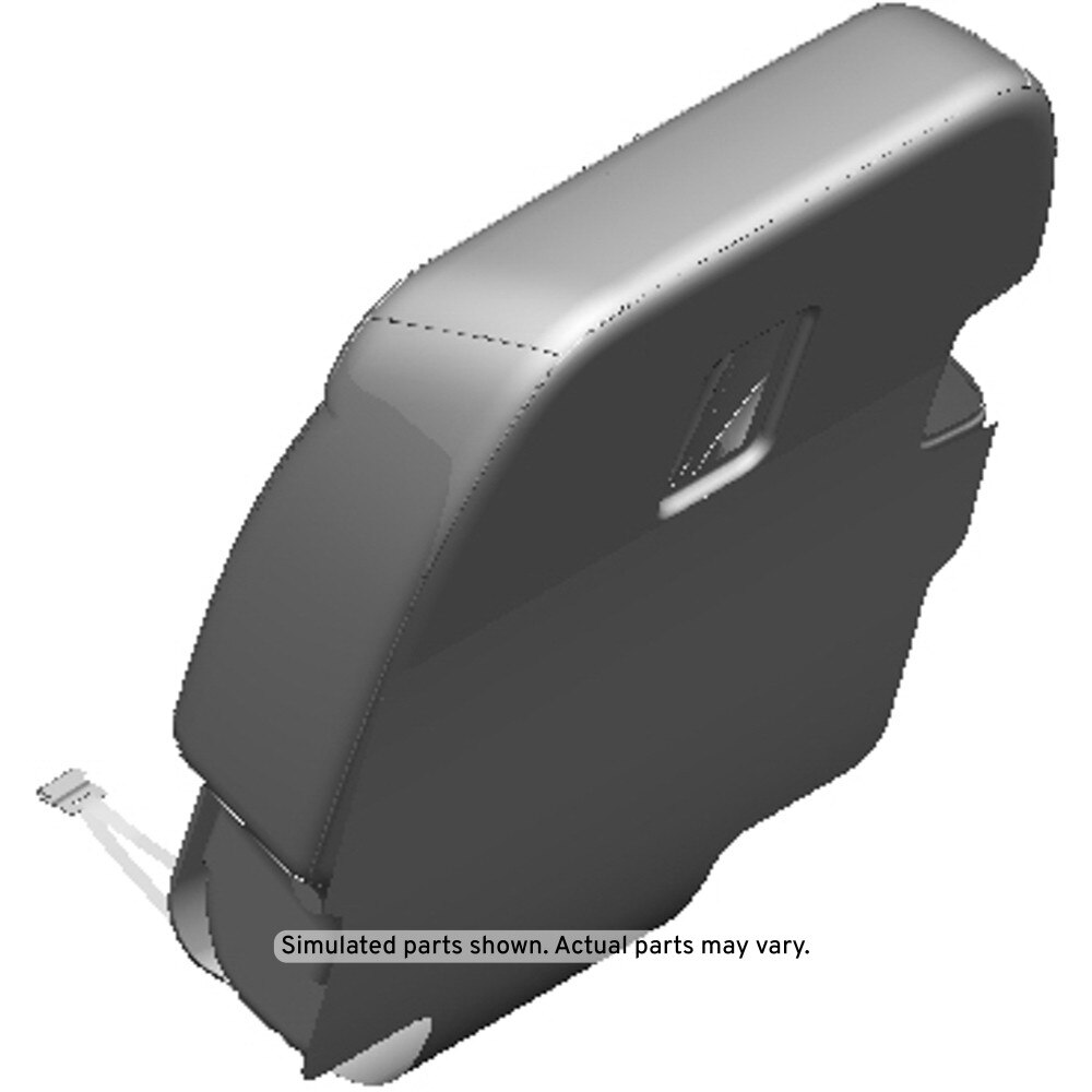 GM Genuine Parts Black Rear Passenger Side Seat Back Cover