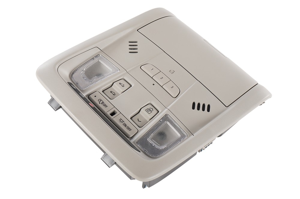 GM Genuine Parts Light Platinum Roof Console