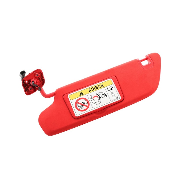 GM Genuine Parts Adrenaline Red Driver Side Sunshade