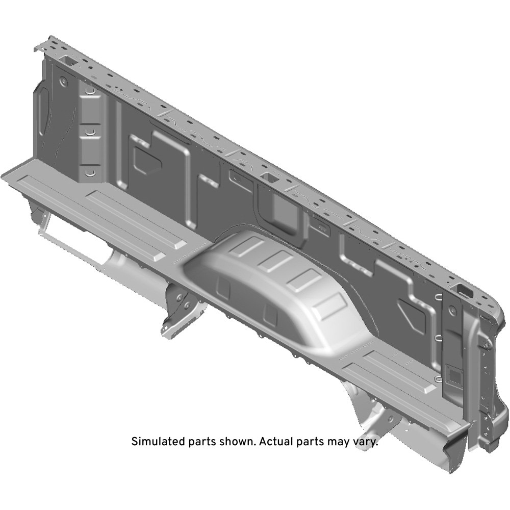 GM Genuine Parts Passenger Side Pickup Box Outer Side Panel