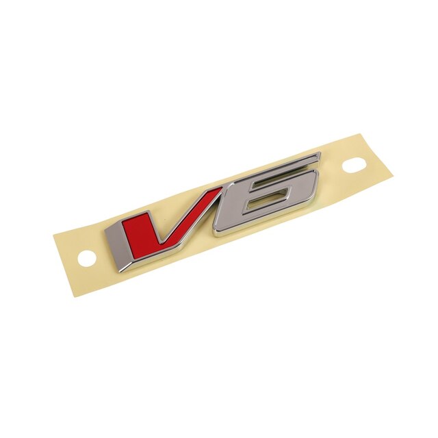 GM Genuine Parts Torch Red Passenger Side Tailgate Engine Name Plate