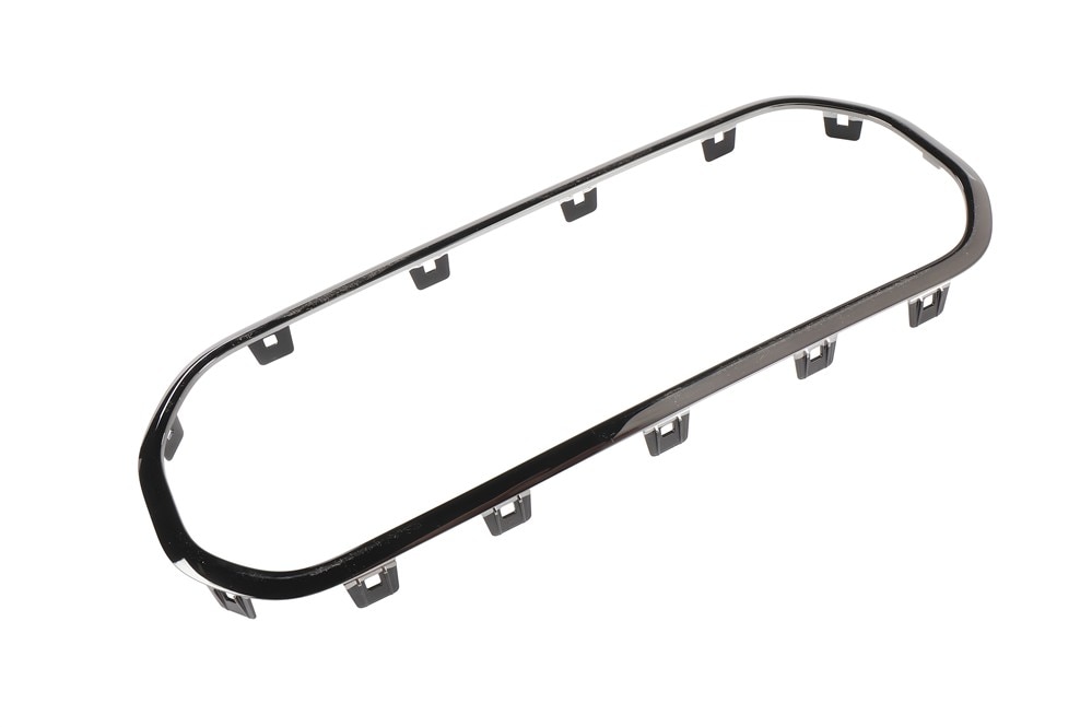 GM Genuine Parts Black Ice Chrome Front Floor Console Cup Holder Opening Trim Plate