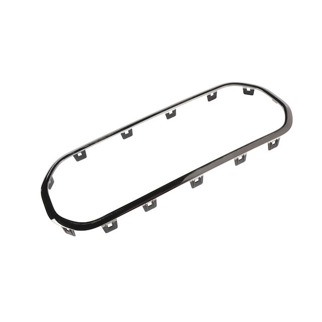 GM Genuine Parts Black Ice Chrome Front Floor Console Cup Holder Opening Trim Plate