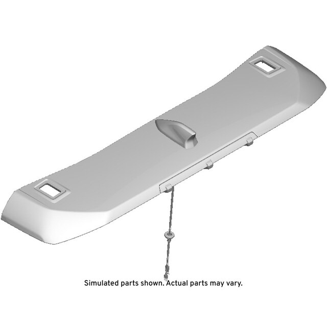 GM Genuine Parts Black Roof Rear Spoiler