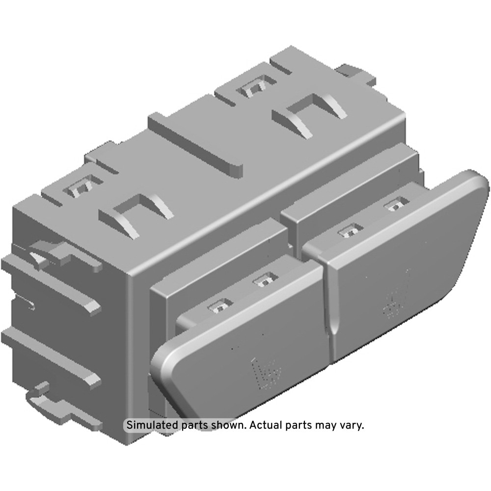 GM Genuine Parts Black Rear Seat Heater Switch