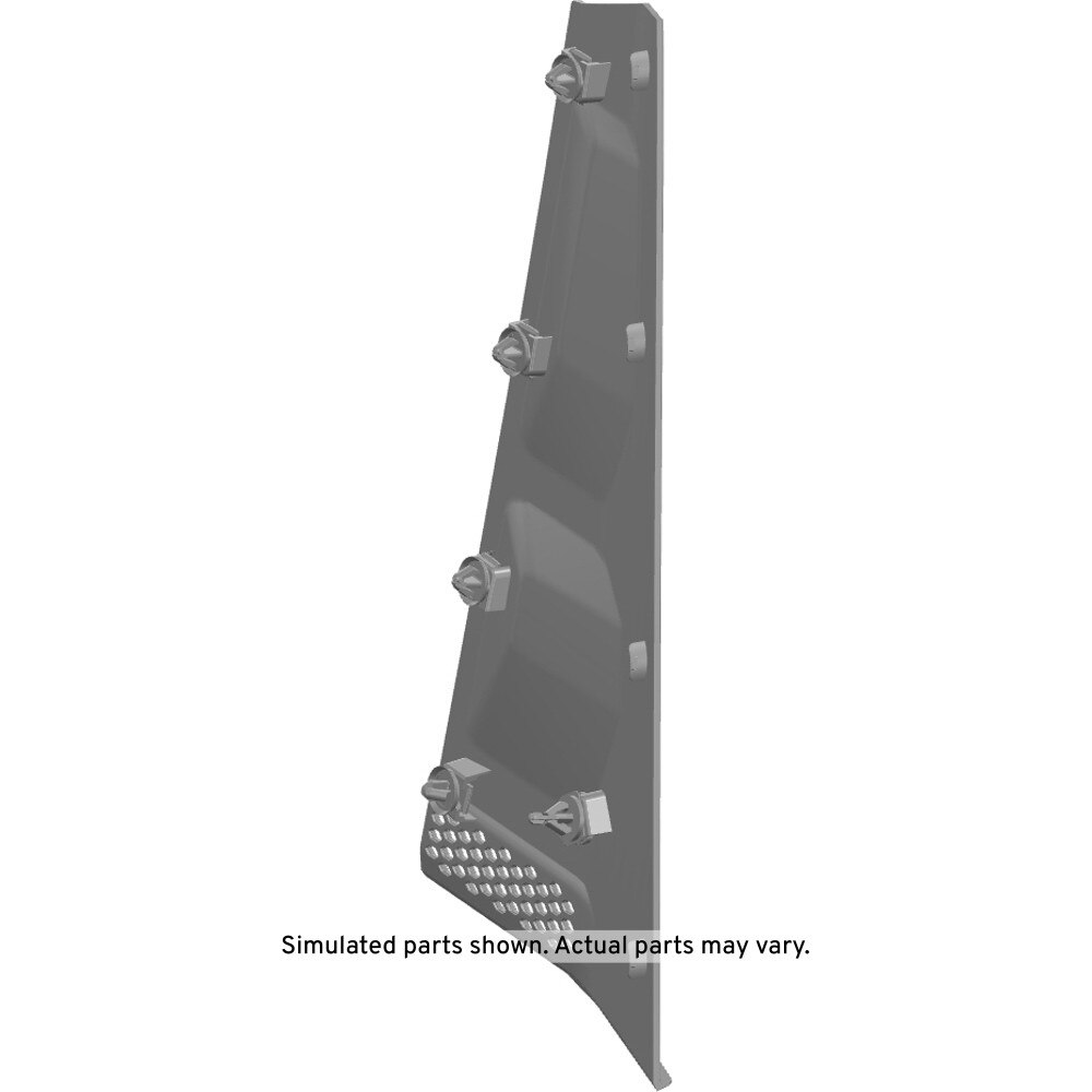 GM Genuine Parts Black Public Exterior Bridge Drivers Side Panel