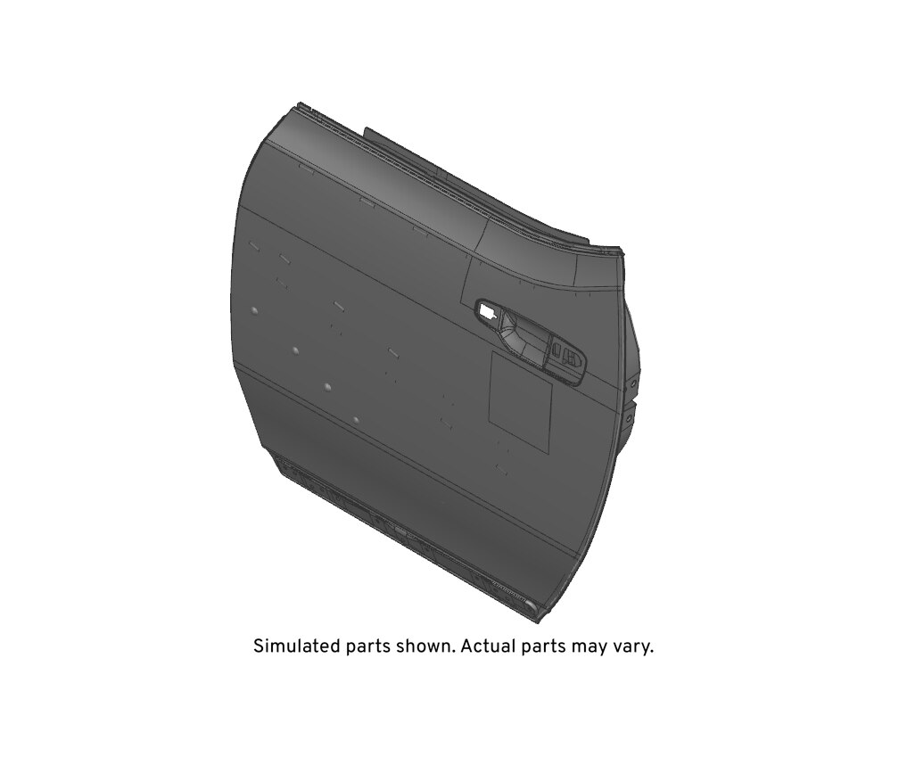 GM Genuine Parts Rear Driver Side Door