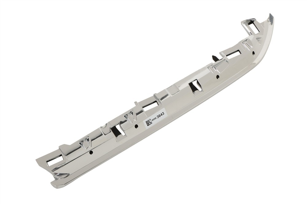 GM Genuine Parts Galvano Silver Front Passenger Side Floor Console Rear Decal