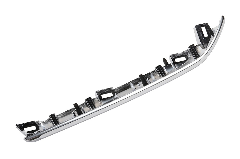 GM Genuine Parts Galvano Silver Front Driver Side Floor Console Rear Decal