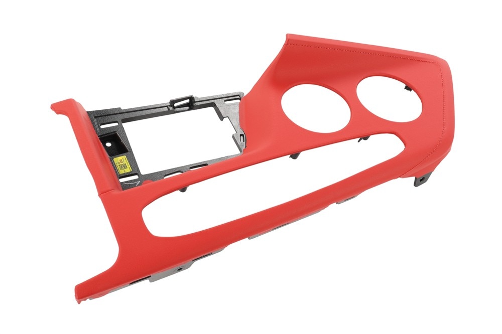 GM Genuine Parts Adrenaline Red Front Floor Console Trim Plate