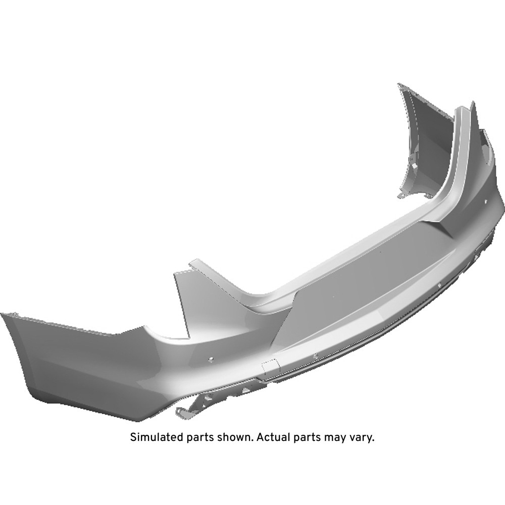 GM Genuine Parts Primed Rear Bumper Upper Fascia