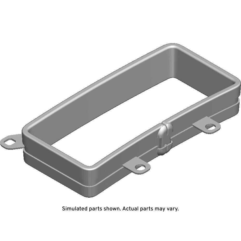 GM Genuine Parts Backen Black Rear Floor Console Compartment Liner
