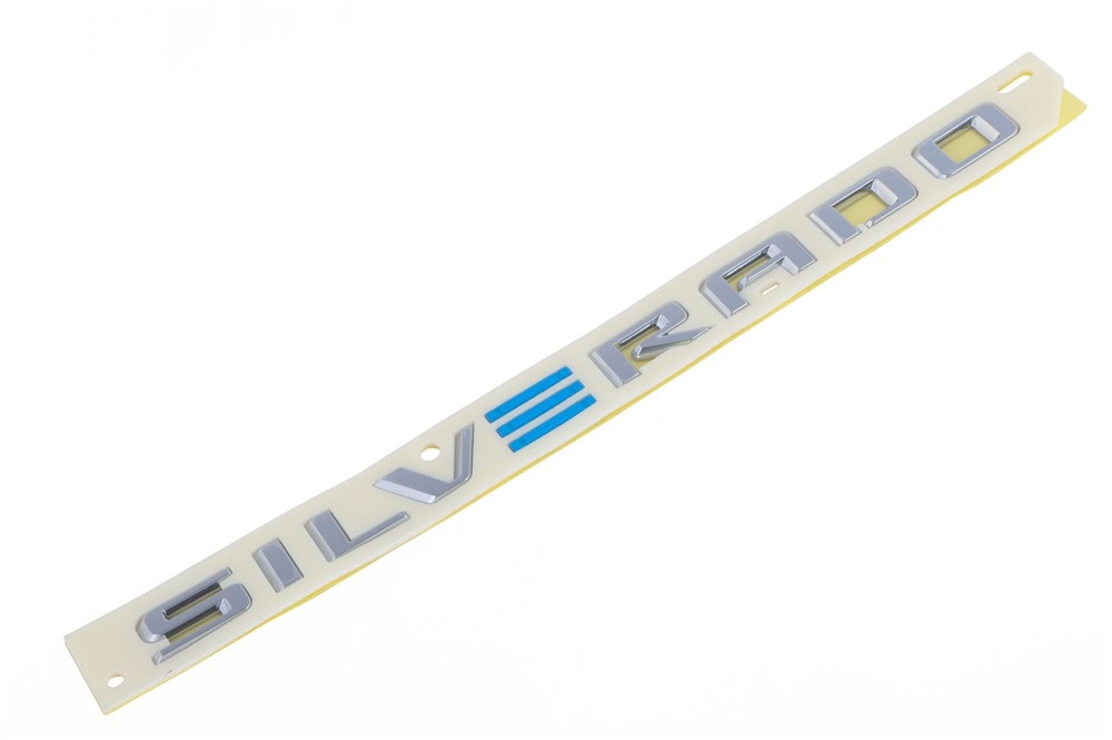 GM Genuine Parts Exterior Bright Chrome Front Side Door Vehicle Name Plate