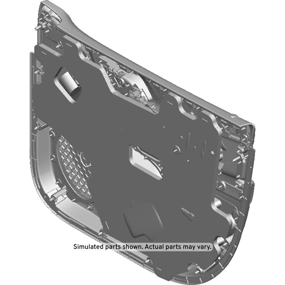 GM Genuine Parts Black Front Driver Side Door Trim
