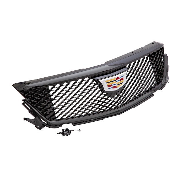 Grille in Gloss Black with Black Chrome Surround (for Vehicles with HD Surround Vision Camera)