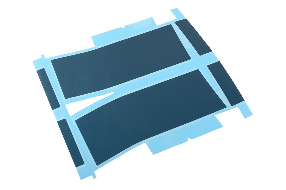GM Genuine Parts Blue Rear End Spoiler Decal