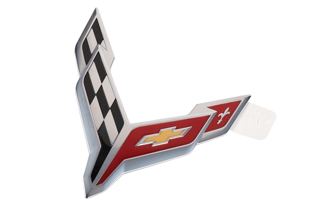 GM Genuine Parts Galvano Silver Rear Compartment Lid Emblem