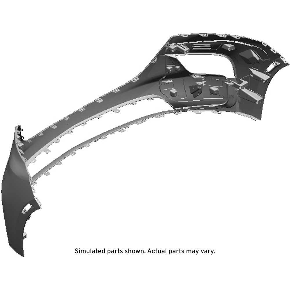 GM Genuine Parts Primed Front Bumper Upper Fascia