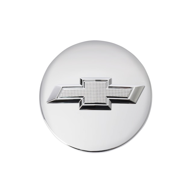 Center Cap in Chrome with Silver-Outlined Bowtie Logo