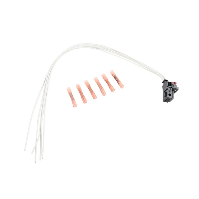 GM Genuine Parts Black 6-Way Wiring Harness Connector Kit with Leads