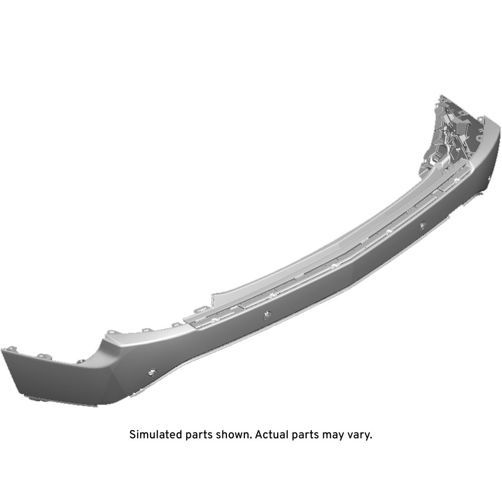 GM Genuine Parts Black Rear Bumper Lower Fascia