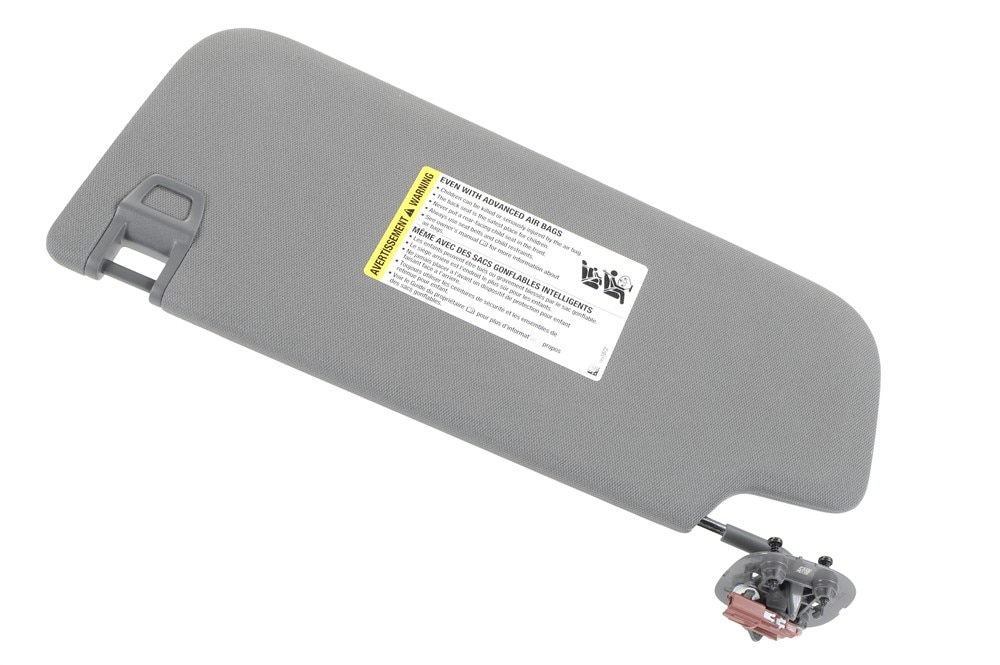 GM Genuine Parts Dark Ash Gray Passenger Side Sunshade