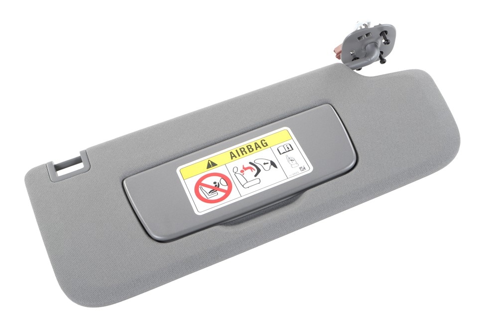 GM Genuine Parts Dark Ash Gray Passenger Side Sunshade