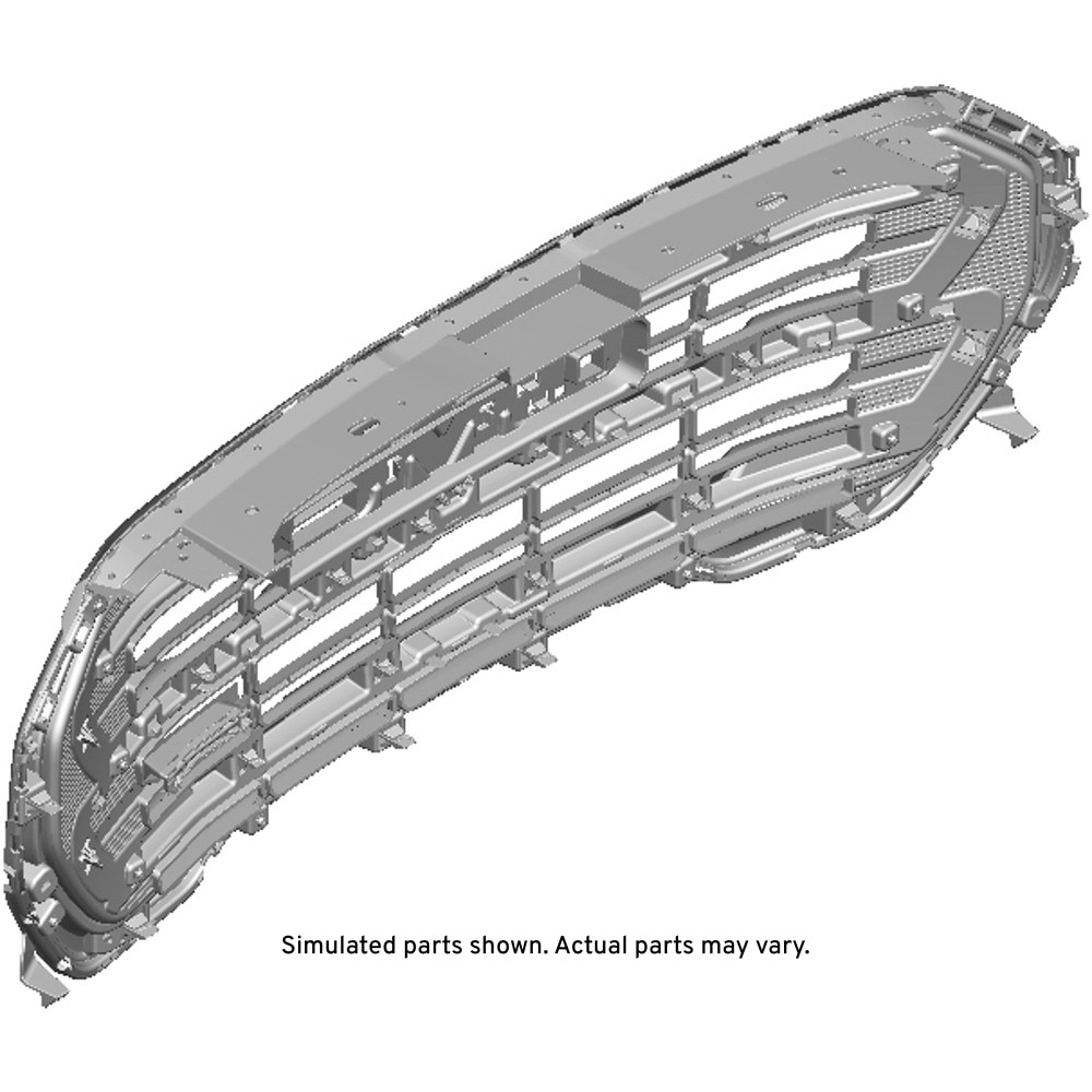GM Genuine Parts Black Front Upper Grille