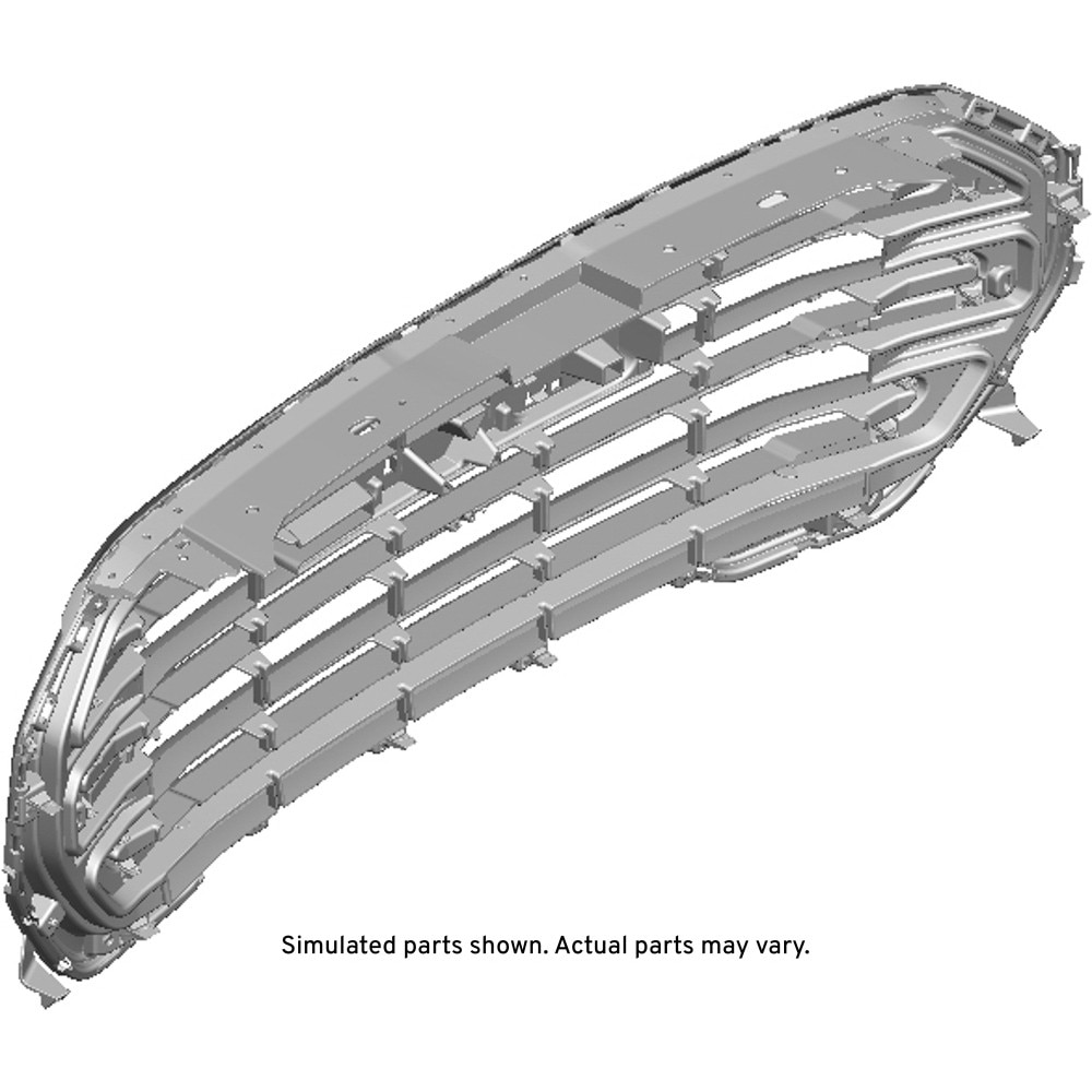 GM Genuine Parts Black Front Upper Grille