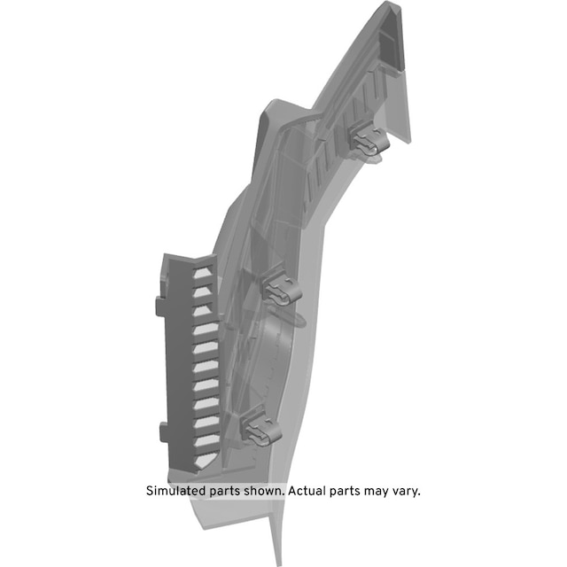 GM Genuine Parts Black Front Bumper Driver Side Fascia Extension