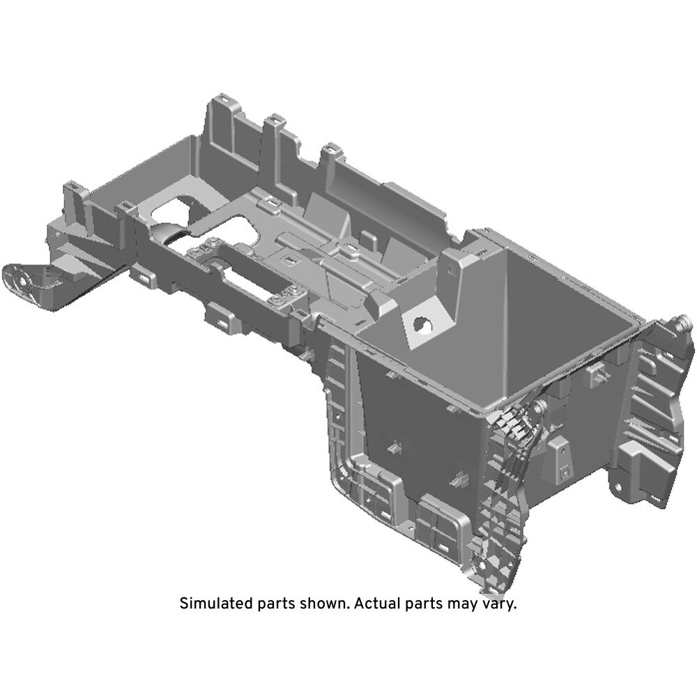 GM Genuine Parts Jet Black Front Floor Console Carrier